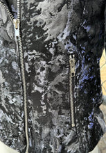 Mens Jacquard Moto Jacket