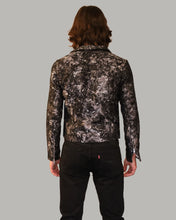 Mens Jacquard Moto Jacket