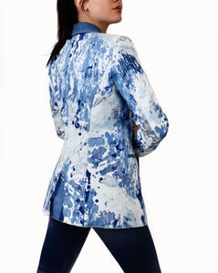 Abstract Splash Blazer