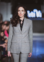 Anouk Pick Lapel Blazer in Glen Plaid