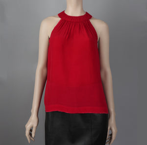 Jewel Neck Halter Top
