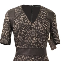 Lace Print Leather Combo