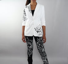 Hand Painted Blazer Dress for women