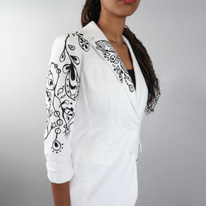 Best Hand Painted Blazer Dress for women